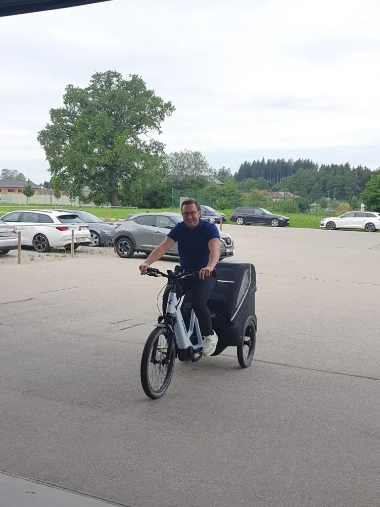 Fahrt mit dem Produkt